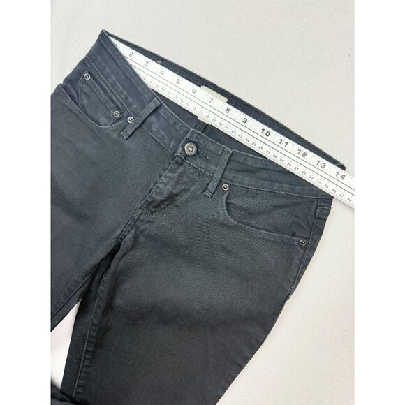 LEVI'S Bold Curve Skinny Dark Wash Black Jeans Size 28 Womens - Picture 8 of 10